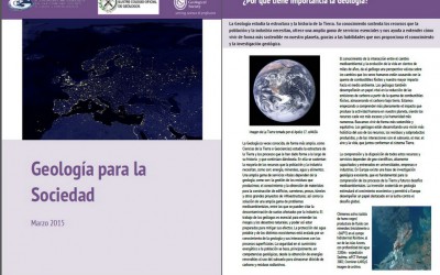 Informe «Geología para la Sociedad»